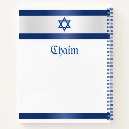 Stern von David Right Side beim Schreiben von Hebr Notizbuch