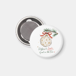 Stern-Weihnachtsschmuck Wasserfarbe Magnet