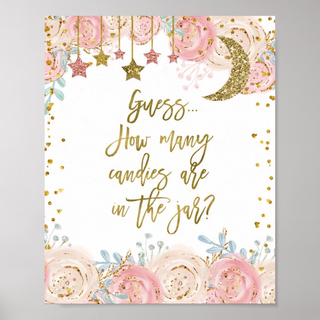 Stern Wie viele Bonbons im Zeichen des Gefäßes Poster (Vorne)