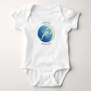 Stern-Zeichen-Baby-Weste-Skorpion Baby Strampler