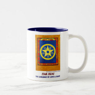 Stern-Zeichen Zweifarbige Tasse