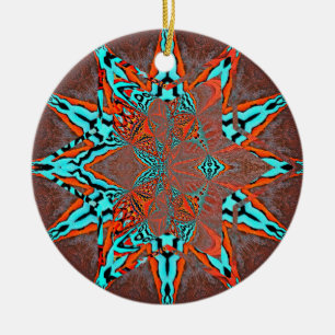 Stern zukünftiger Komplexität Keramik Ornament