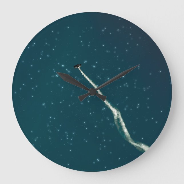 Sternanstreben Große Wanduhr (Vorderseite)