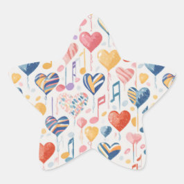 Sternaufkleber Stern-Aufkleber