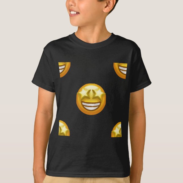 Sternaugen Emoji T-Shirt (Vorderseite)