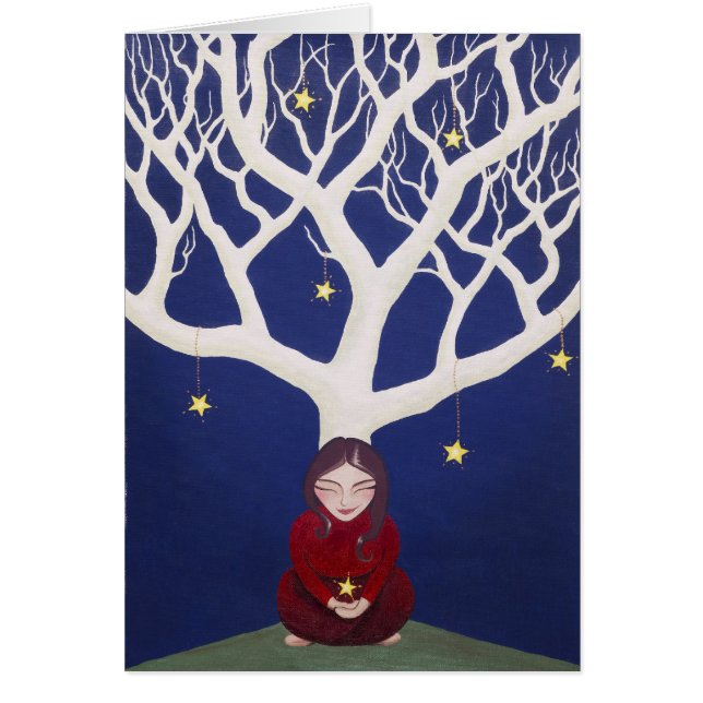 Sternbaum-Geschenkkarte (Vorne)