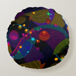 Sternbaum Rundes Kissen