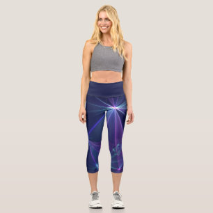 Sternbild, abstrakte Fantasy-Fraktalkunst Capri Leggings