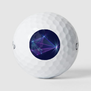 Sternbild, abstrakte Fantasy-Fraktalkunst Golfball