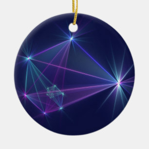 Sternbild, abstrakte Fantasy-Fraktalkunst Keramik Ornament