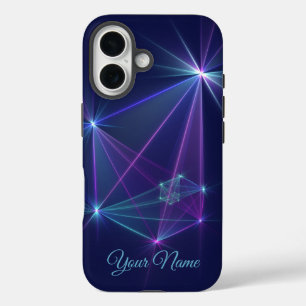 Sternbild, abstrakte Fantasy-Fraktalkunst Name iPhone 16 Hülle