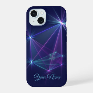 Sternbild, abstrakte Fantasy-Fraktalkunst Name iPhone 15 Hülle