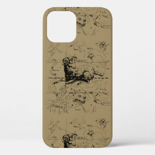 Sternbild Aries Hevelius 1690 Case-Mate iPhone Hülle