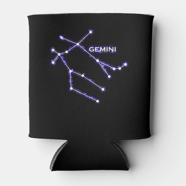 Sternbild - Astrologie Zodiac Gemini Dosenkühler (Vorderseite)