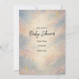 Sternbild-Baby-Shower-Einladung Einladung