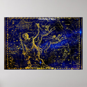 Sternbild Bootes Poster