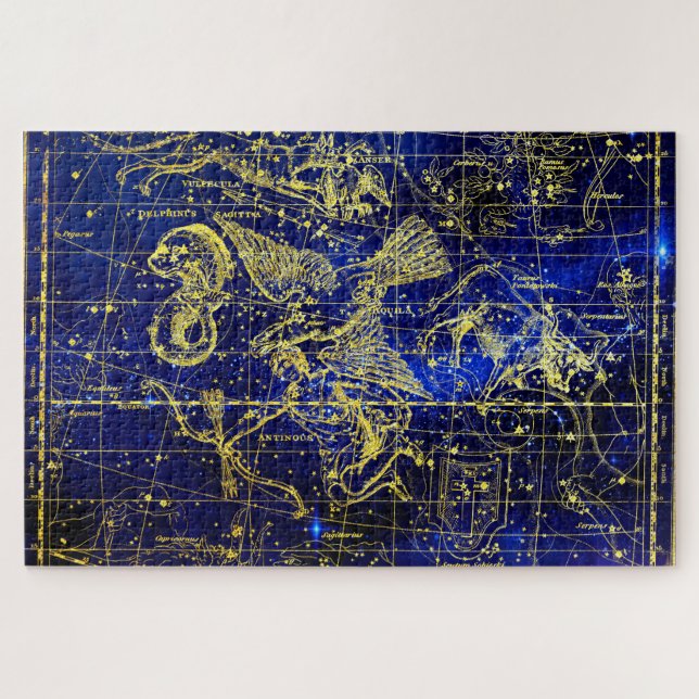 Sternbild Delfin Puzzle (Horizontal)