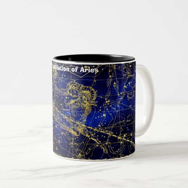 Sternbild der Sterne Zweifarbige Tasse (VorderseiteRechts)