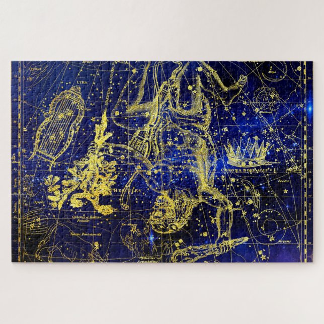 Sternbild des Herkules. Puzzle (Horizontal)