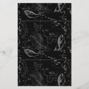 Sternbild Fische Karte von Hevelius 1690