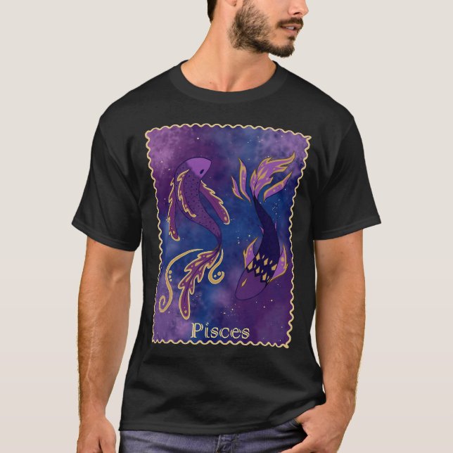 Sternbild Fische T-Shirt (Vorderseite)