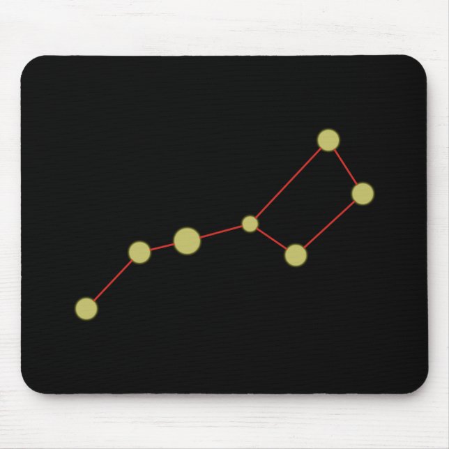 Sternbild Grosser Wagen constellation big dipper Mousepad (Vorne)