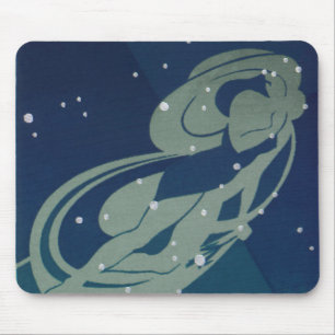 Sternbild Jungfrau Retro-Zodiak Astrologie Mousepad
