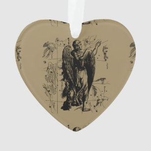 Sternbild Jungfrau Vintage Hevelius 1690 Ornament