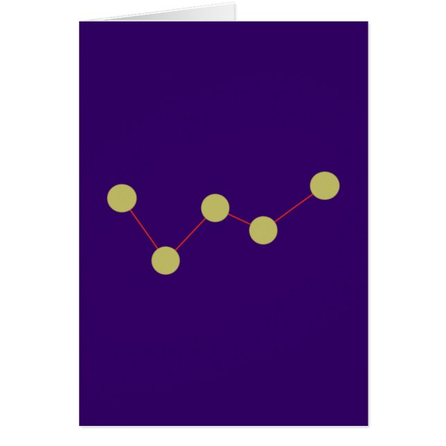 Sternbild Kassiopeia constellation (Vorne)
