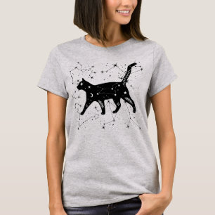 Sternbild-Katzenshirt T-Shirt