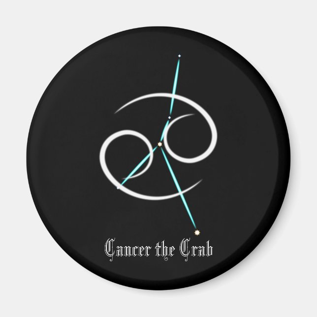 Sternbild Krebs Magnet (Vorne)