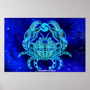 Sternbild Krebs Poster