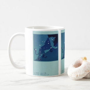 Sternbild Löwe Vintage Tierkreis Astrologie Tasse