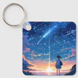 Sternbild mit Sternbildern Schlüsselanhänger