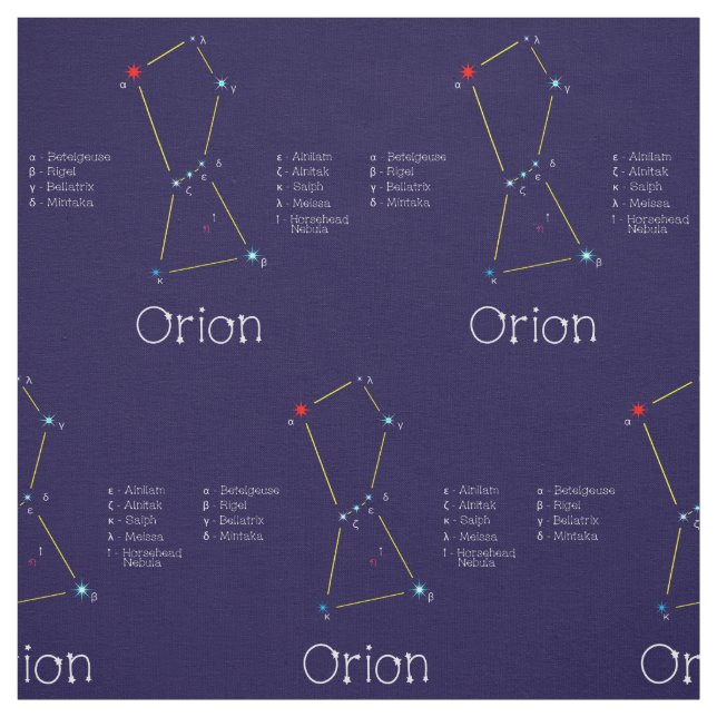 Sternbild Orion Stoff (Muster)