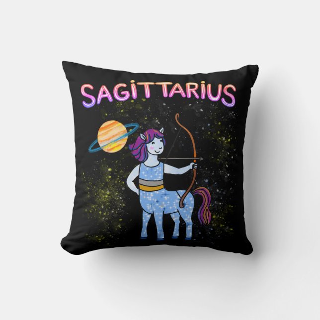 Sternbild Sagittarius zodiac Kissen (Vorderseite)