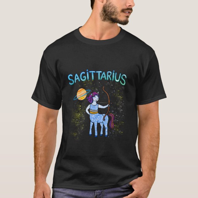 Sternbild Sagittarius zodiac T-Shirt (Vorderseite)