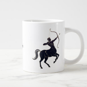 Sternbild Schütze Linienkunst – Kosmischer Tierkre Jumbo-Tasse