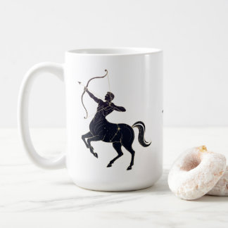 Sternbild Schütze Linienkunst – Kosmischer Tierkre Kaffeetasse