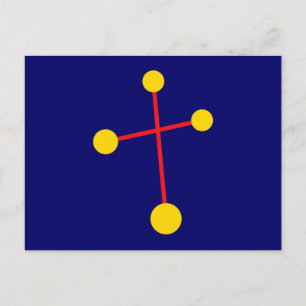 Sternbild-Sternbild-Sternbild Crux Kreuz des Süden Postkarte