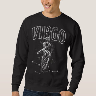 Sternbild Virgo Zodiac-Schildhoroskop Astrolog Sweatshirt