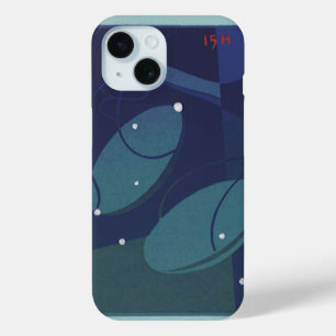 Sternbild Waage Retro-Zoodiak Astrologie iPhone 15 Hülle