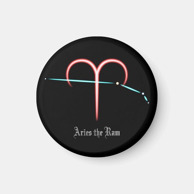 Sternbild Widder Magnet (Vorne)