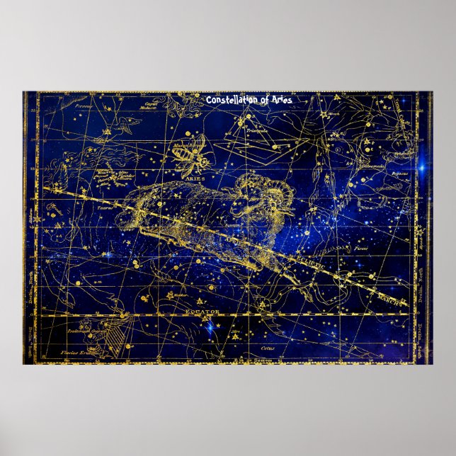Sternbild Widder Poster (Vorne)