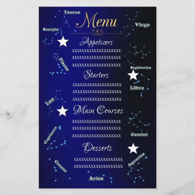 Sternbilder (Vorderseite)