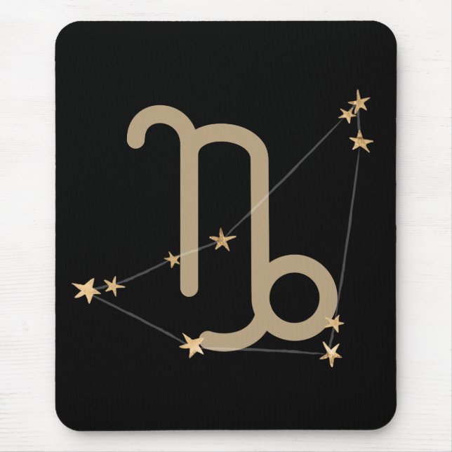Sternbilder des Sternbildes des Capricorn Mousepad (Vorne)