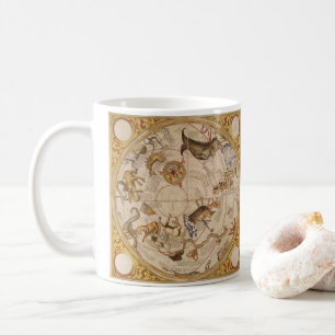 Sternbilder Südhimmel Vintage-Astronomie Kaffeetasse
