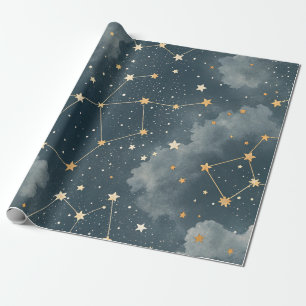 Sternbildmuster (4) geschenkpapier