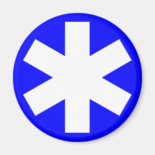 Sternchen - Blau Magnet