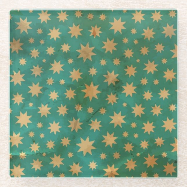 Sternchen-Vereinbarung Glasuntersetzer (Vorderseite)